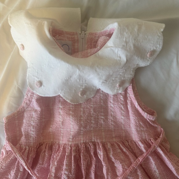 Pink and White Gingham Easter/Spring Dress. Vintage Cary San Francisco - Picture 3 of 3